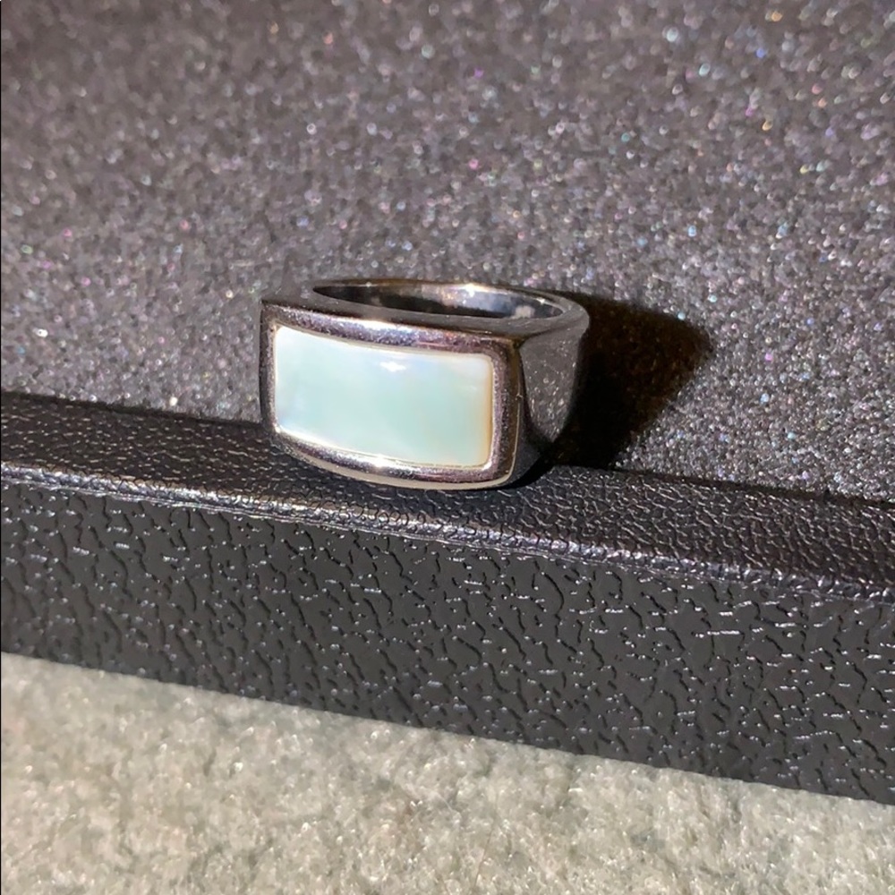 Green stone Lia Sophia Ring